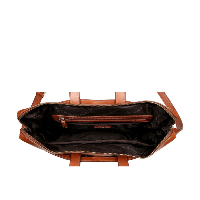 Russell 03 Tan Leather  Briefcase