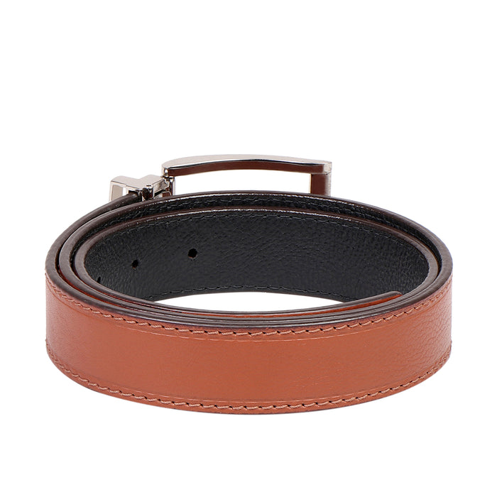 Ryan Men's Tan Reversible Leather Belt