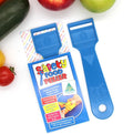 Safety Food Peeler - Blue