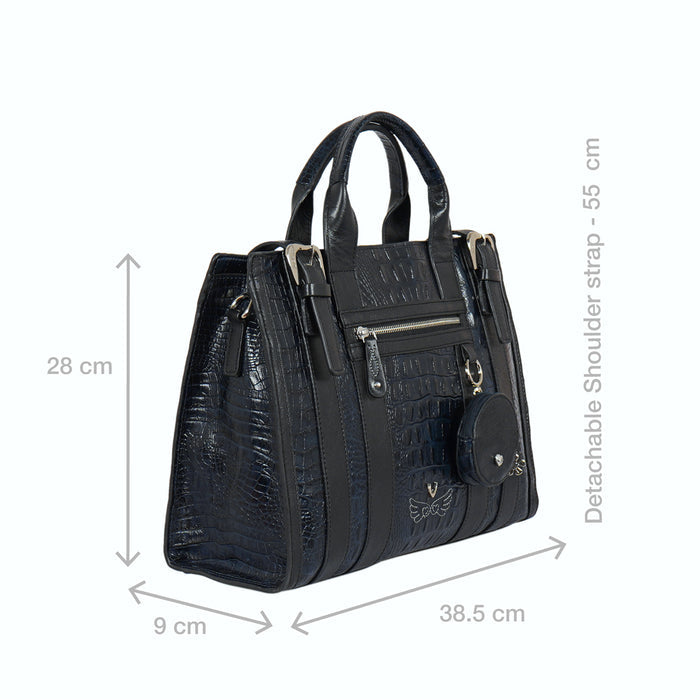 Sakura - 02 Blue Leather Briefcase