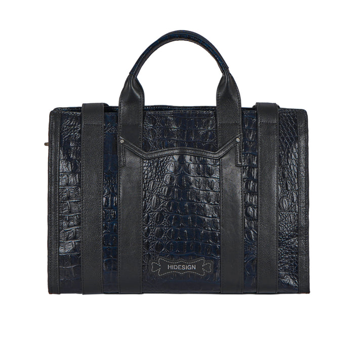 Sakura - 02 Blue Leather Briefcase
