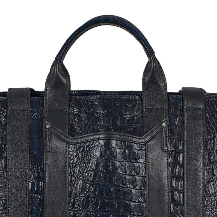 Sakura - 02 Blue Leather Briefcase