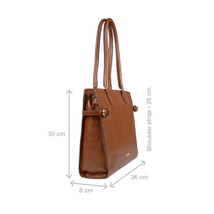 Salta 01 Tan Leather Tote Bag
