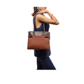 Salta 02 Tan Leather Tote Bag