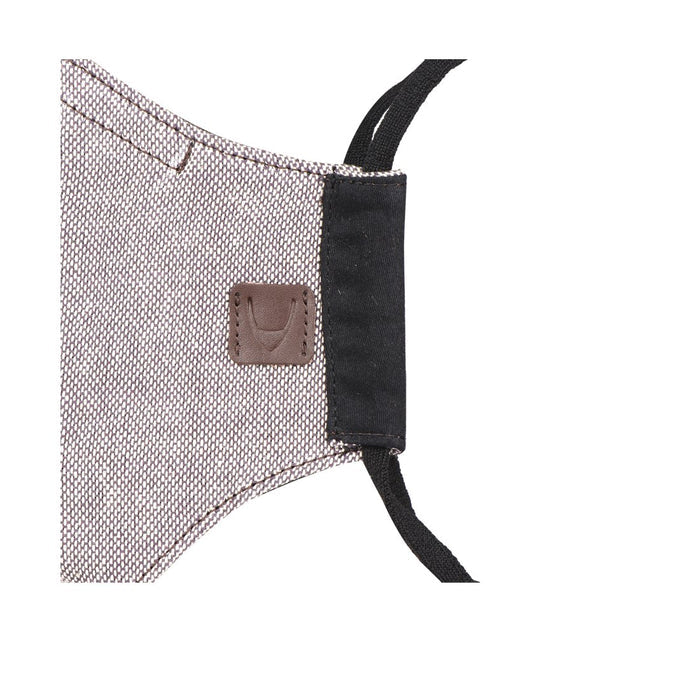 Samurai Combo-Br Brown Leather Face Mask