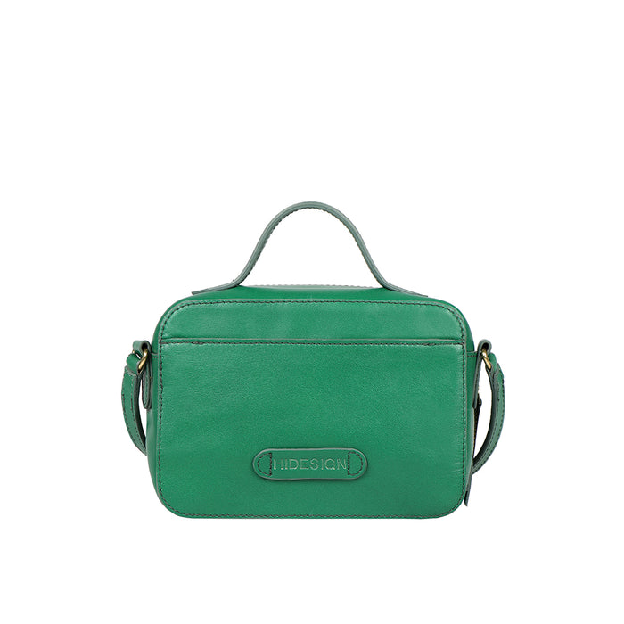 Sangria 01 Green Leather Satchel