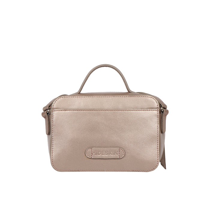 Sangria 01 Grey Leather Satchel