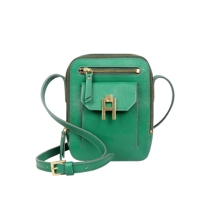 Sangria 02 Green Leather Sling Bag