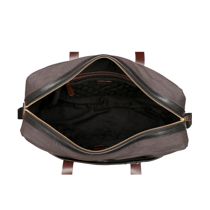Santa Fe 01 Black Leather  Briefcase
