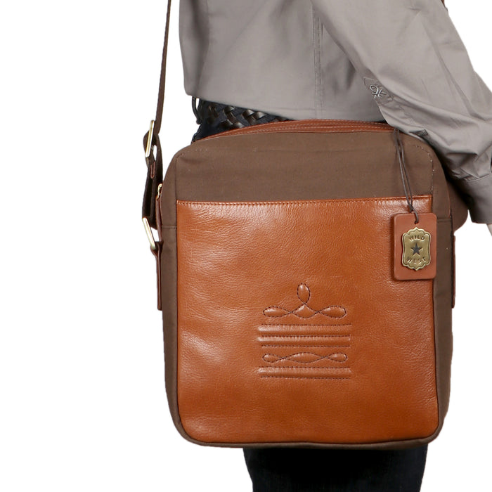 Santa Fe 02 Tan Leather  Crossbody