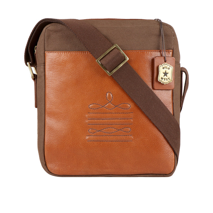 Santa Fe 02 Tan Leather  Crossbody