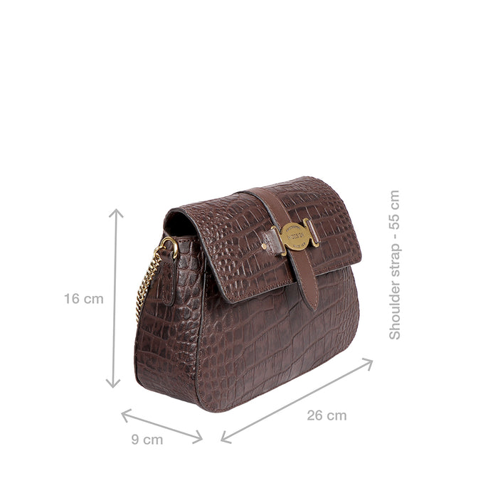 Santiago 01 Brown Leather Sling Bag