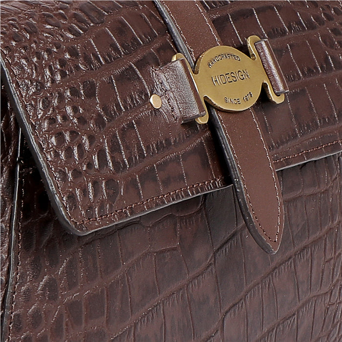 Santiago 01 Brown Leather Sling Bag