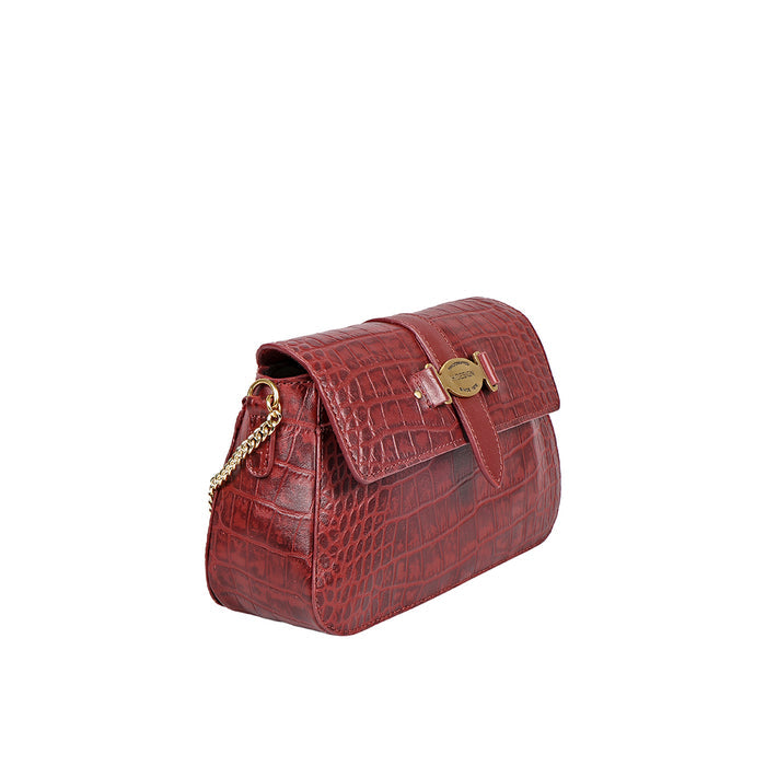 Santiago 01 Marsala Leather Sling Bag