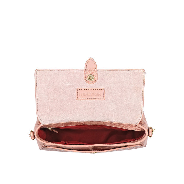 Santiago 01 Pink Leather Sling Bag