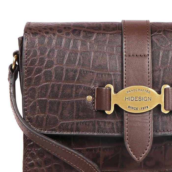 Santiago 02 Brown Leather Sling Bag