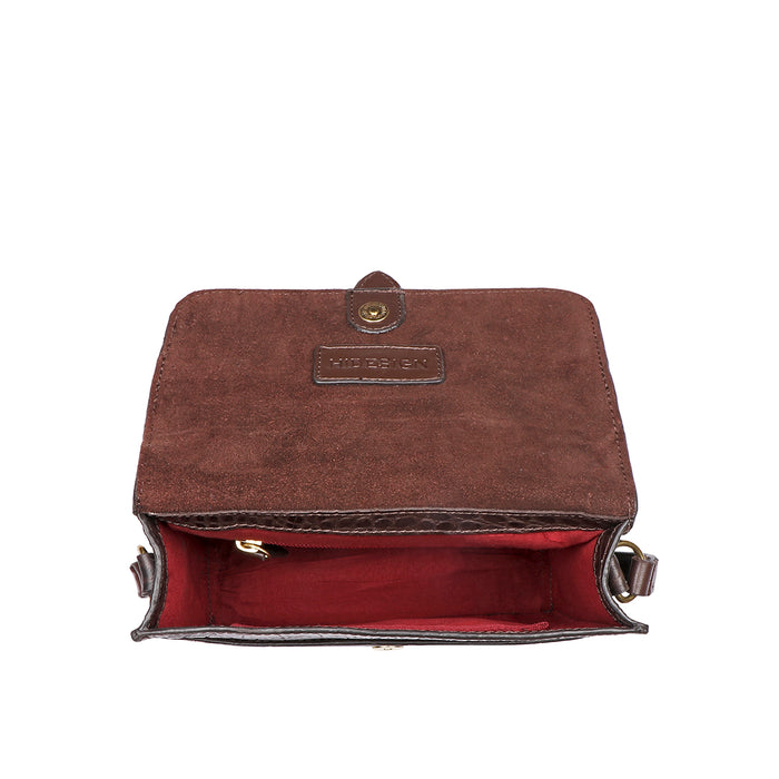 Santiago 02 Brown Leather Sling Bag
