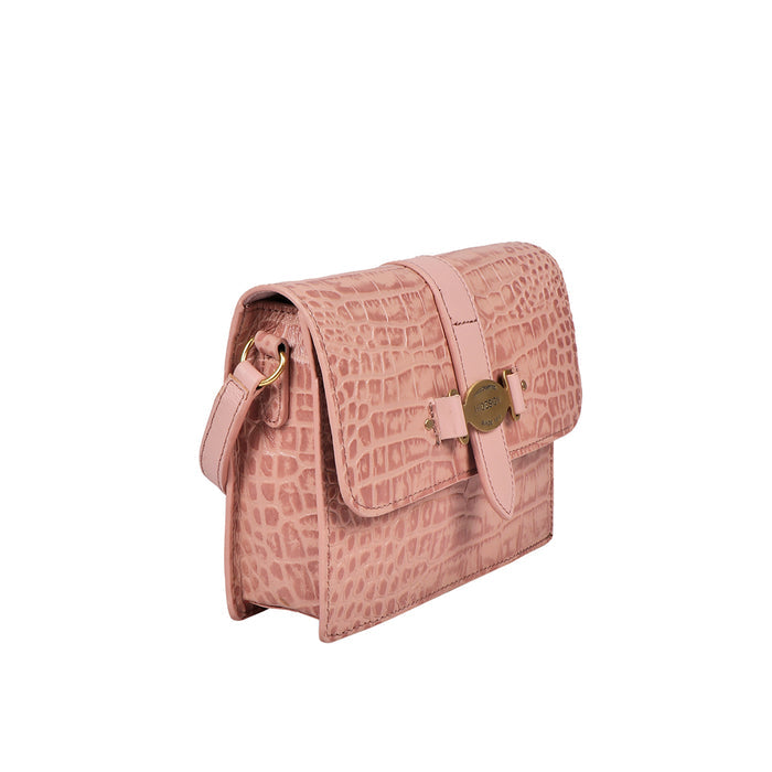 Santiago 02 Pink Leather Sling Bag
