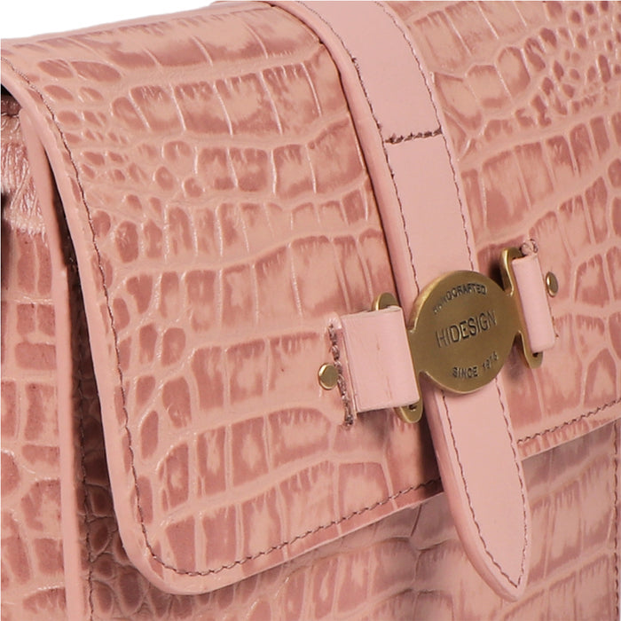 Santiago 02 Pink Leather Sling Bag