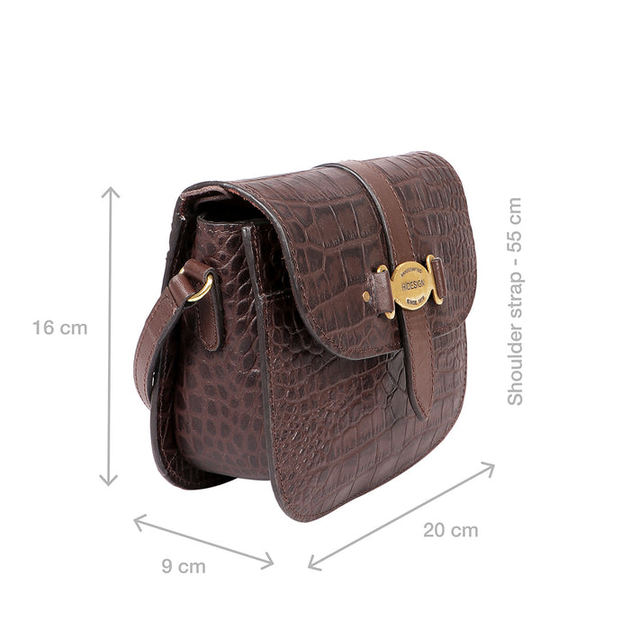 Santiago 03 Brown Leather Sling Bag