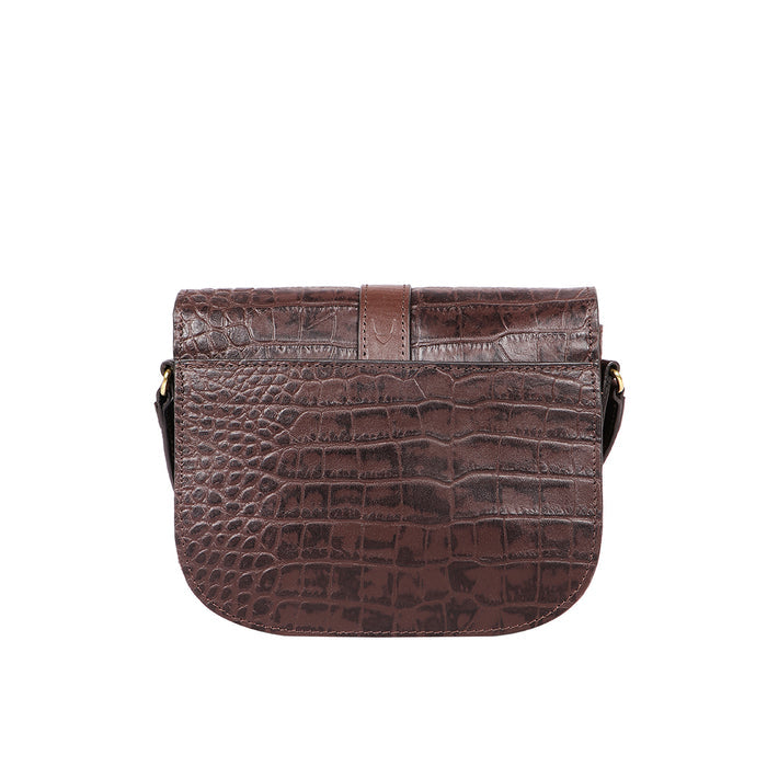 Santiago 03 Brown Leather Sling Bag
