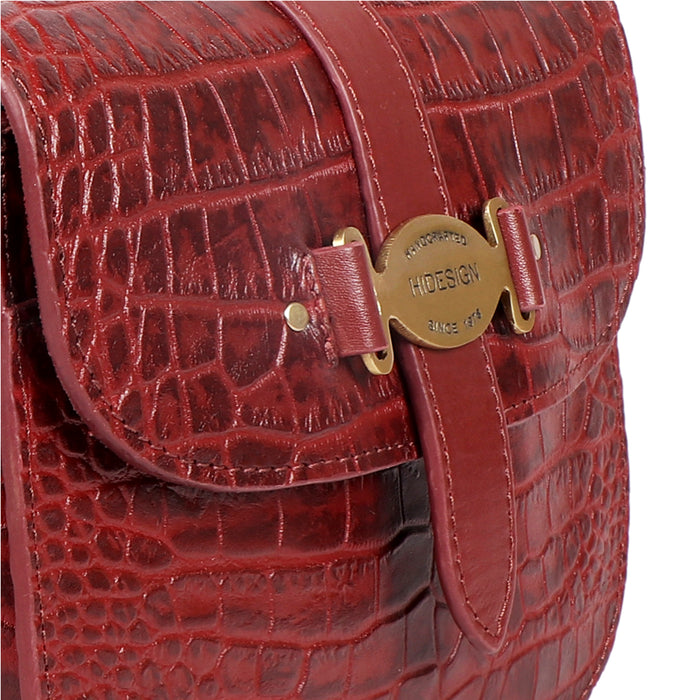 Santiago 03 Marsala Leather Sling Bag