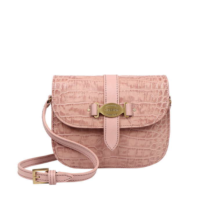 Santiago 03 Pink Leather Sling Bag