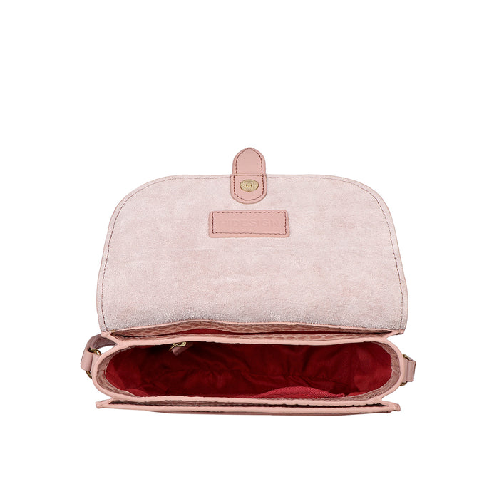 Santiago 03 Pink Leather Sling Bag