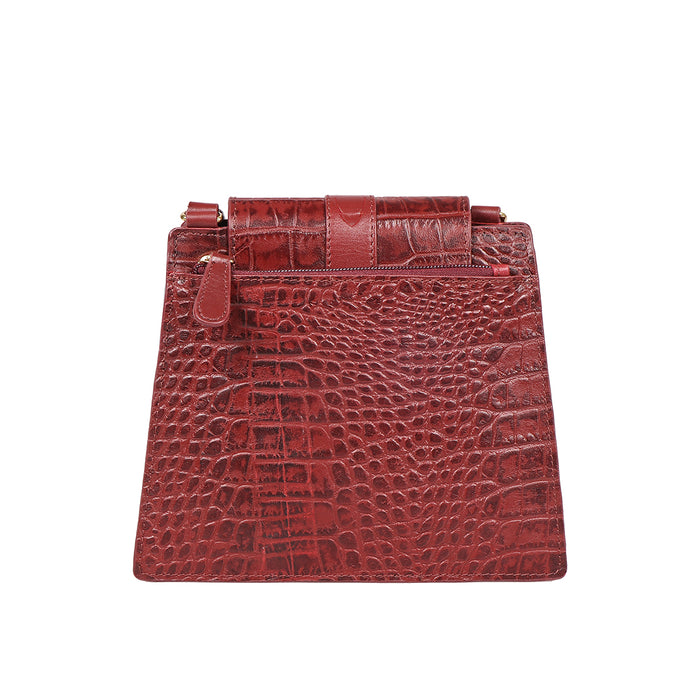 Santiago 04 Marsala Leather Sling Bag