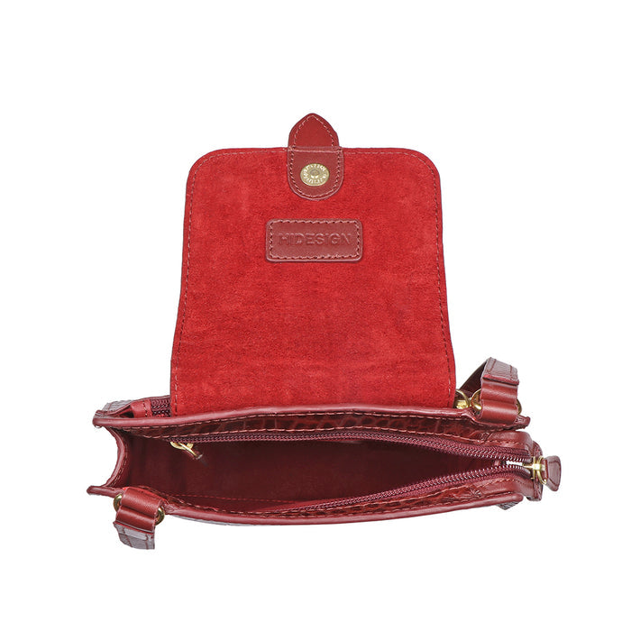Santiago 04 Marsala Leather Sling Bag