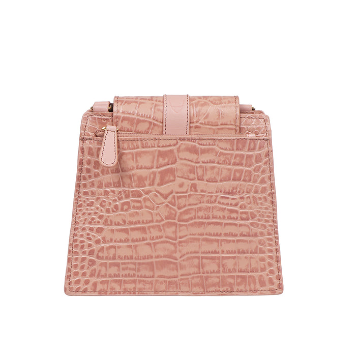 Santiago 04 Pink Leather Sling Bag