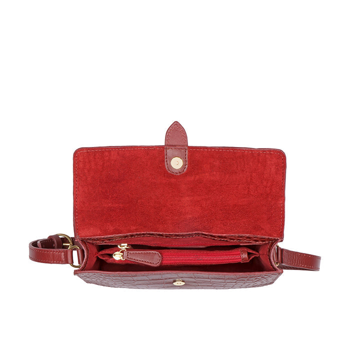 Santiago 05 Marsala Leather Baguette