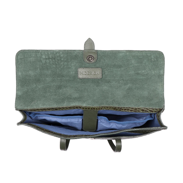 Santiago 06 Green Leather Shoulder Bag