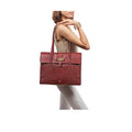 Santiago 06 Marsala Leather Shoulder Bag