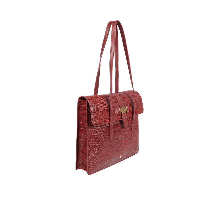 Santiago 06 Marsala Leather Shoulder Bag