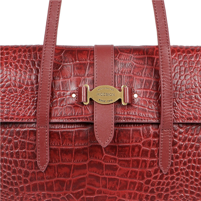 Santiago 06 Marsala Leather Shoulder Bag