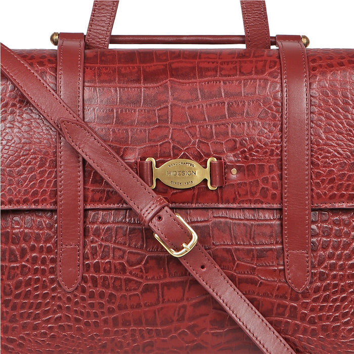 Santiago 07 Marsala Leather Shoulder Bag