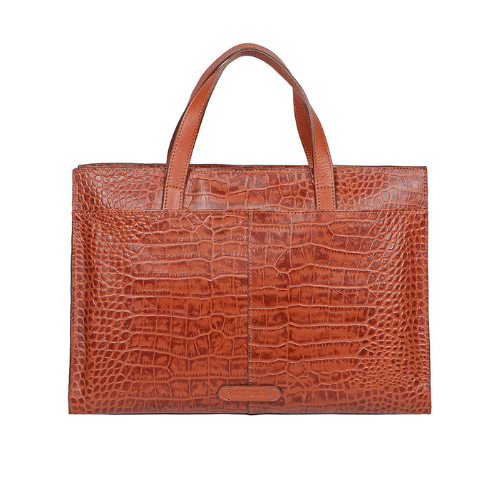 Santiago 10 Tan Leather Tote Bag