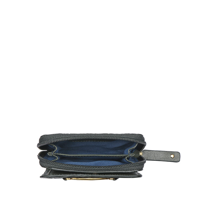 Santiago W3 Green Leather Pocket Wallet