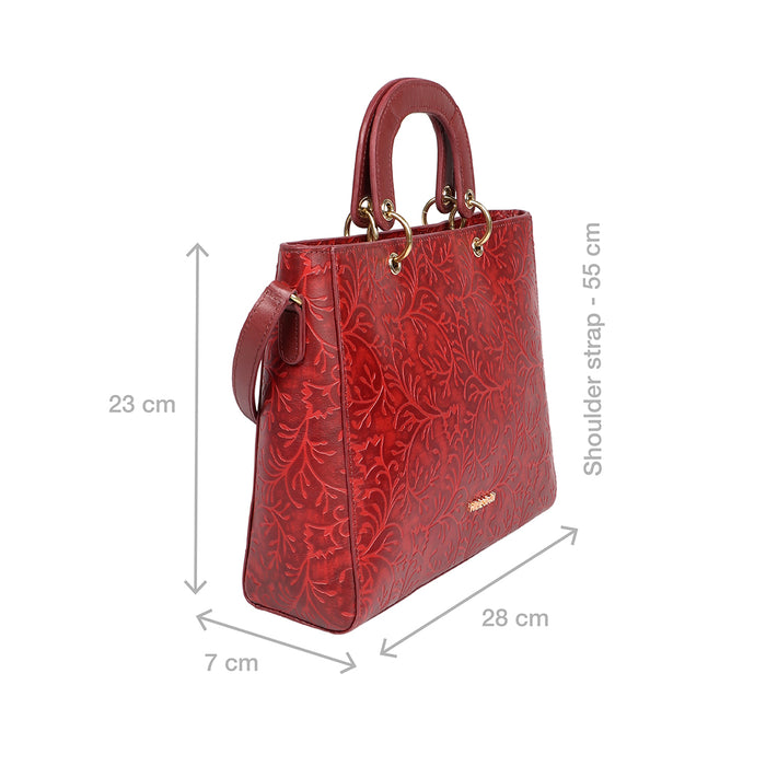 Santos 01 Marsala Leather Tote Bag
