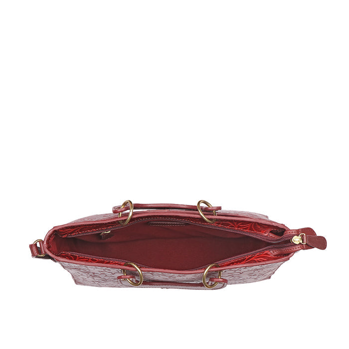 Santos 01 Marsala Leather Tote Bag