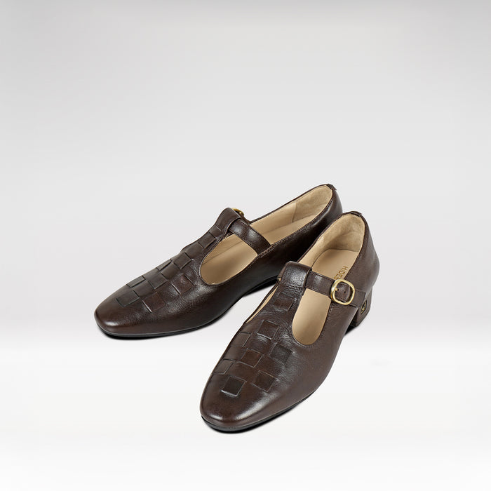 Sao Paulo Women's Brown Leather Sandals