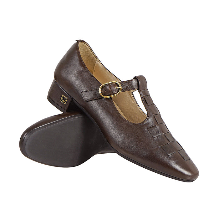 Sao Paulo Women's Brown Leather Sandals