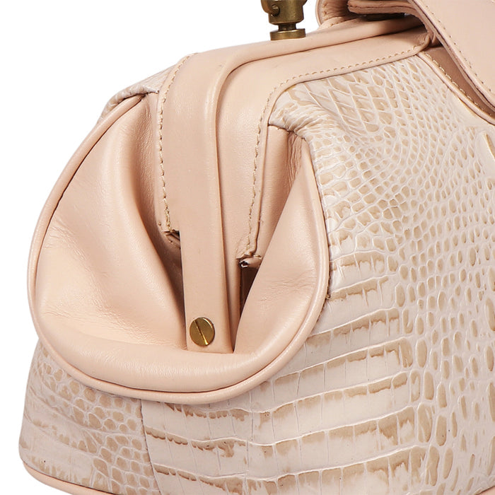 Sasha Brown Leather Satchel