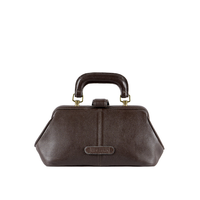 Sasha Brown Leather Satchel