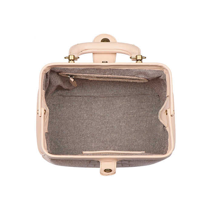 Sasha Brown Leather Satchel