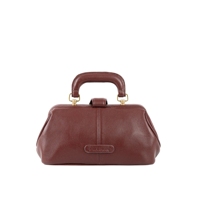 Sasha Red Leather Satchel