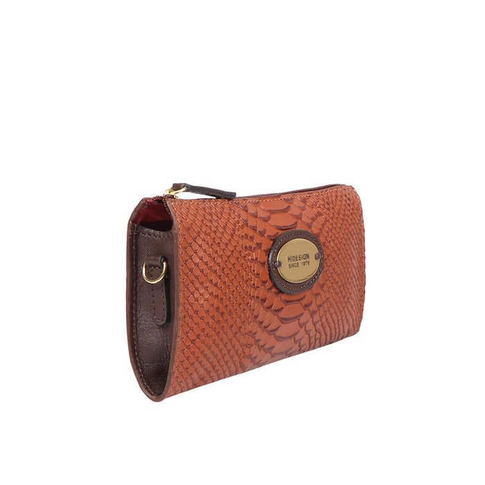 Sauta Fe W1 Tan Leather Sling Wallet
