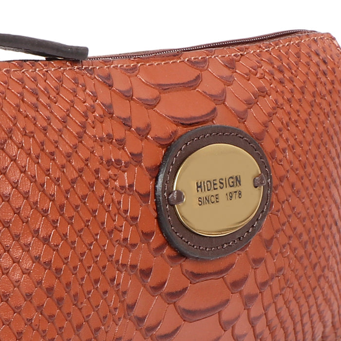 Sauta Fe W1 Tan Leather Sling Wallet