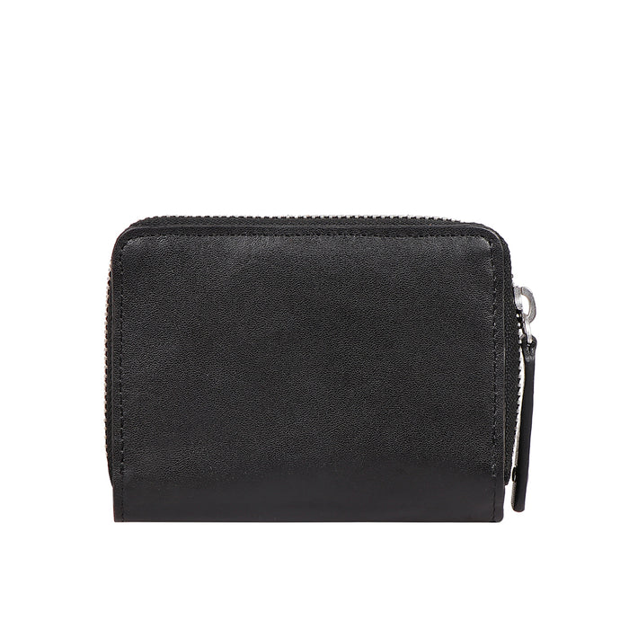 Sauta Fe W2 Black Leather Pocket Wallet